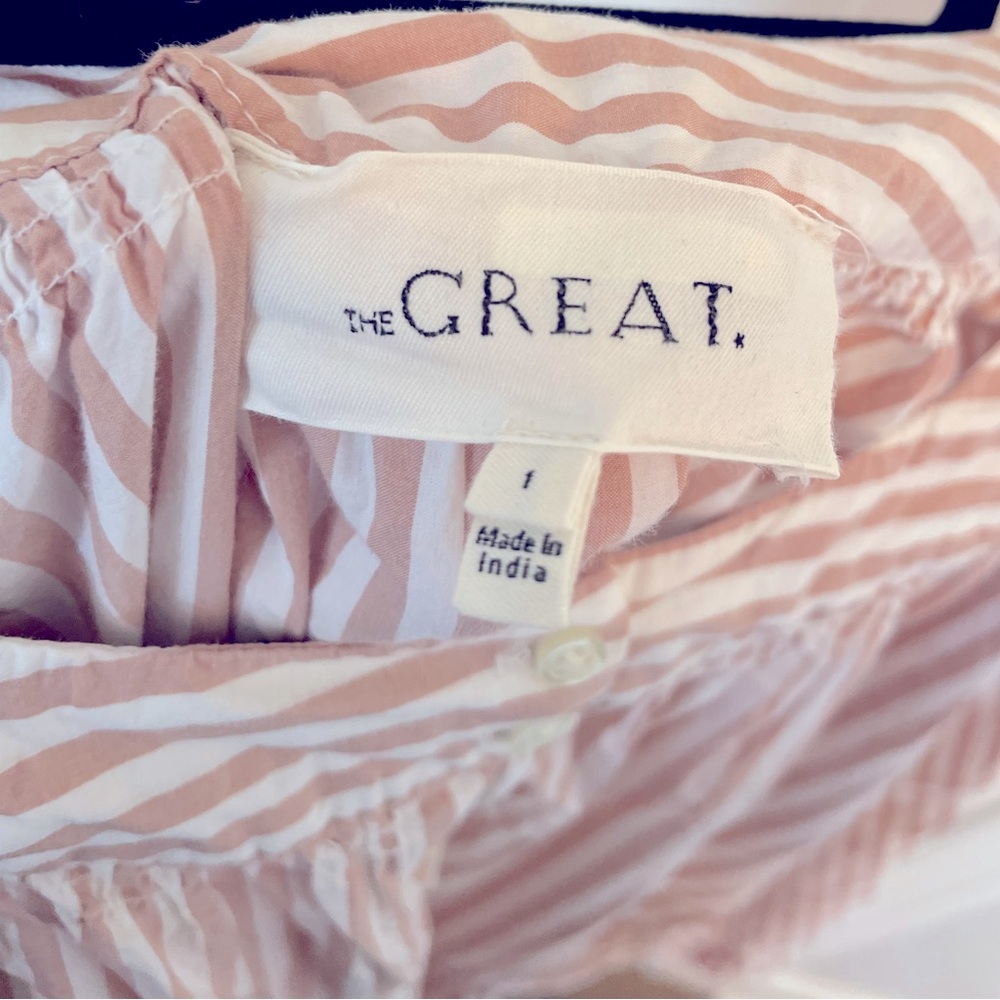 THE GREAT Striped Tent Dress - Picture 2 of 2